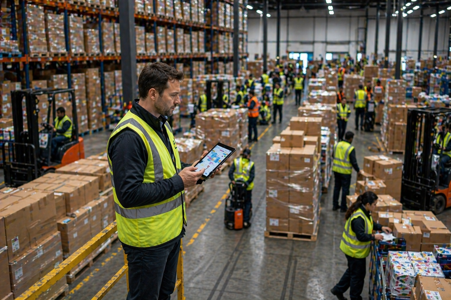 warehouse peak season backlog due to WMS limitations and poor planning